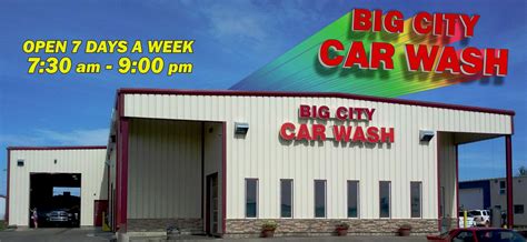 Wash city car wash - Oct 5, 2021 · We are open 24 hours a day, 7 days a week and our attendant on duty at our north location is there from 9am to 5pm; Mondays through Saturdays and Sunday from 9am to 2pm. Depending on weather conditions, as we all know mother nature is not always so kind. With that in mind, we close the automatics when the …
